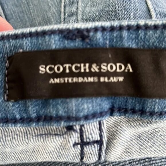 Scotch & Soda Parisien Black Bar Skinny Jean sz 29 - Picture 6 of 9